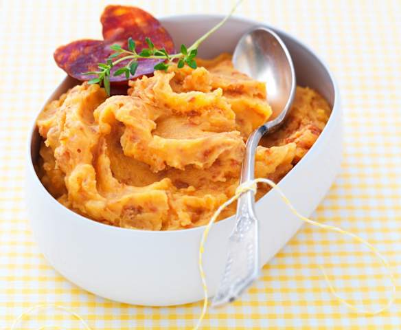 Purée de pommes de terre au chorizo