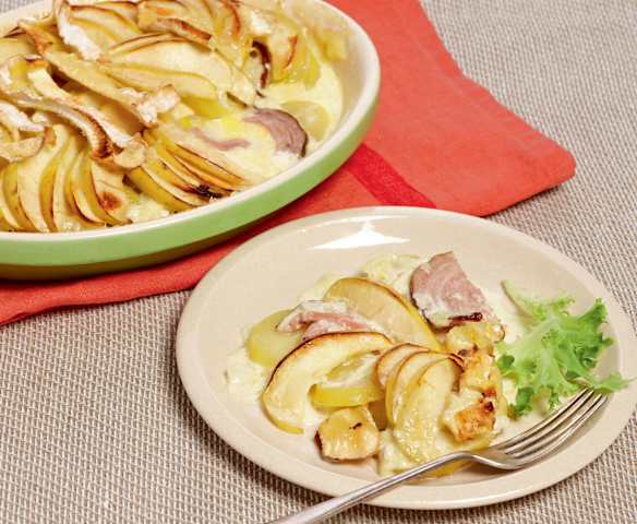 Gratin crémeux à la normande