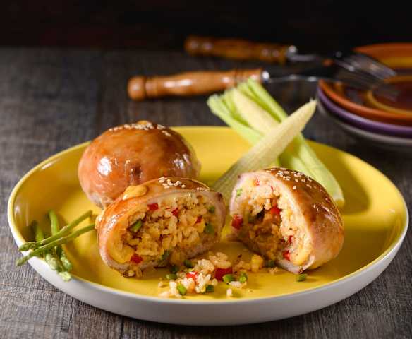 照燒豬肉蔬菜飯糰