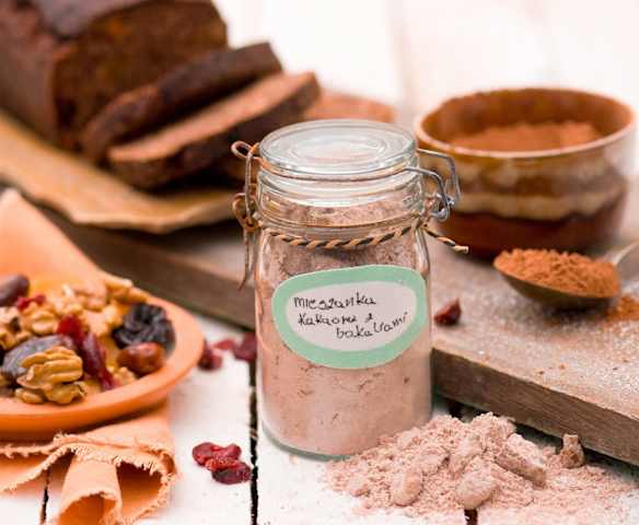 Mieszanka do wypieku chleba kakaowego z bakaliami