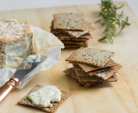 Rosemary and sea salt crackers Rosemary and sea salt crackers
