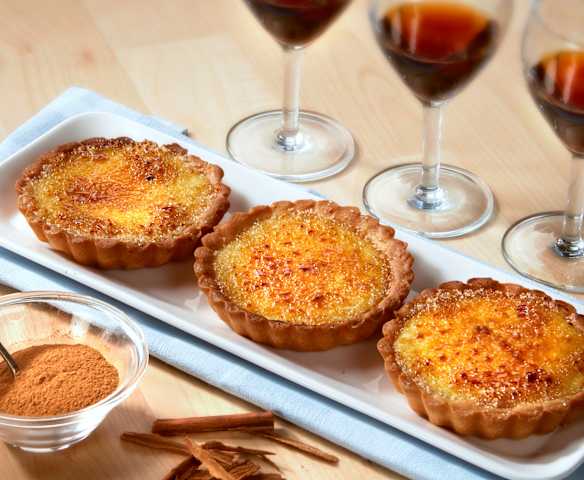 Tortine alla creme brulèe