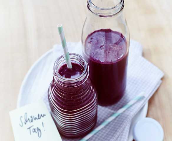 Heidelbeer-Buttermilch-Smoothie