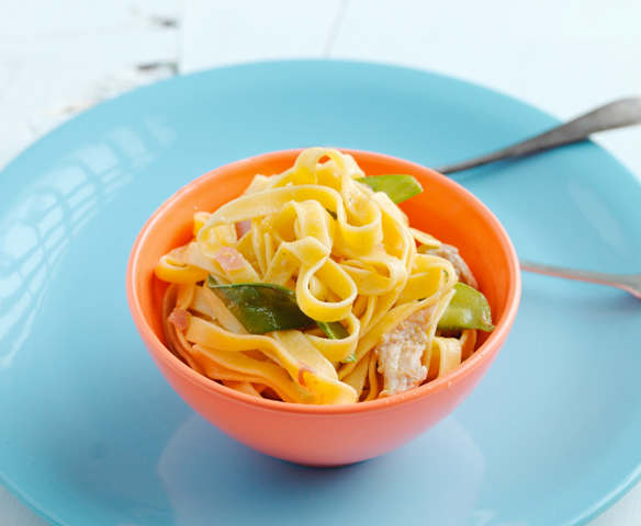 Tagliatelle de peru carilado