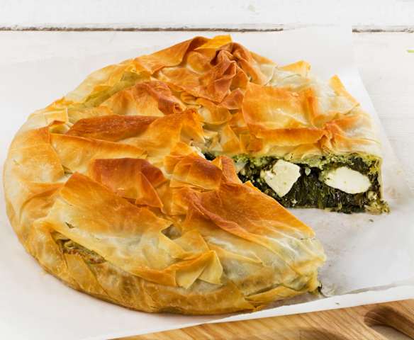 Tarte Grecque aux épinards (Spanakopita)