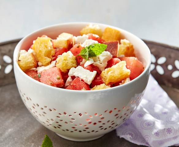 Feta-Wassermelonen-Salat Feta-Wassermelonen-Salat