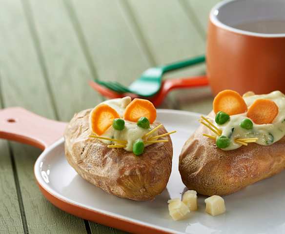 Ofenkartoffel Mickey Mouse