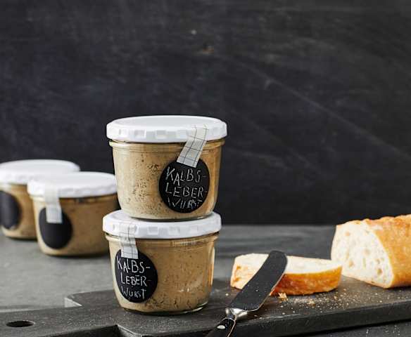 Kalbsleberwurst im Glas