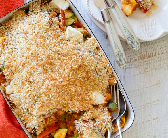 Mediterranean vegetable bake