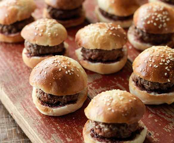 Canapè mini hamburger