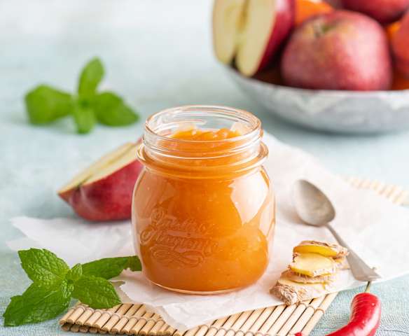 Egzotyczny mus jabłkowy