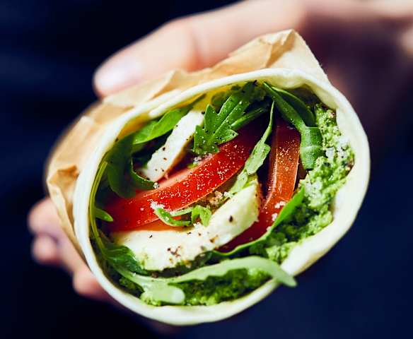 Caprese-wraps (2200 kcal)