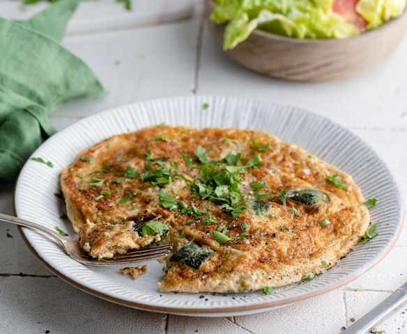 Courgette-omelet (1800 kcal)