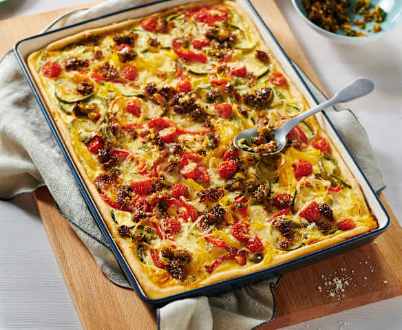 Gemüsetarte mit Feigentopping Gemüsetarte mit Feigentopping