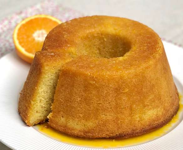 Bolo de laranja sem açúcar