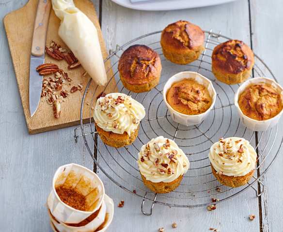 Cupcakes à l'orange et panais