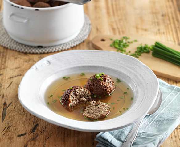 Gebackene Leberknödel