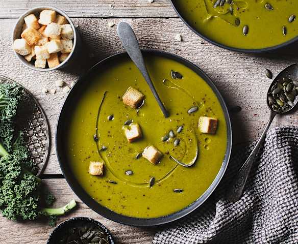 Crema de kale