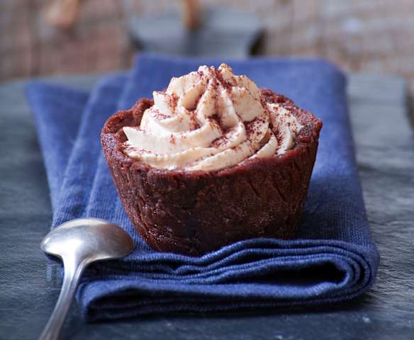 Cestini di crema al caffè