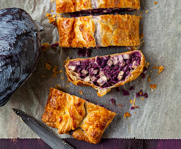 Strudel di cavolo rosso