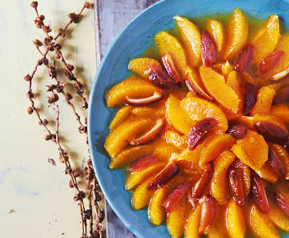 Salade d'oranges aux dattes Salade d'oranges aux dattes