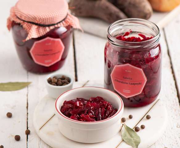 Sałatka z buraków i papryki do słoików (TM5)