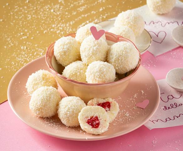 Palline cocco e lampone