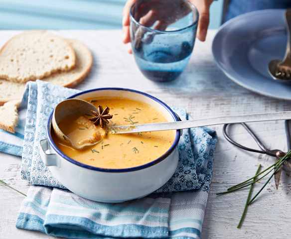 Kakosupa, soupe islandaise de langoustine