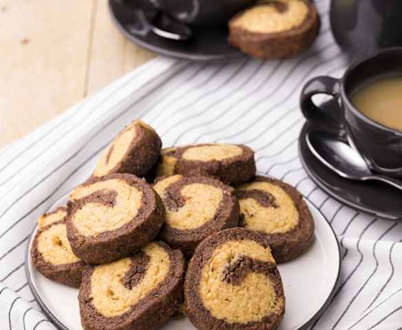 Biscotti integrali al cioccolato fondente