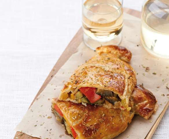 Ratatouille em massa folhada