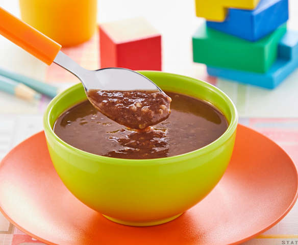 Sopa de frijol con quinoa