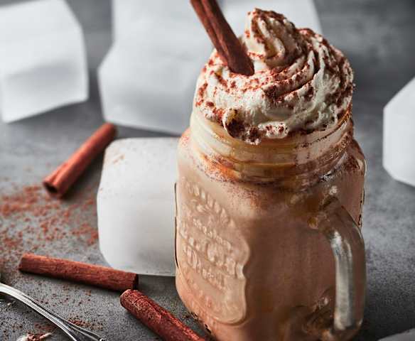 Latte glacé à la citrouille