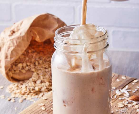Agua de avena sin lácteos