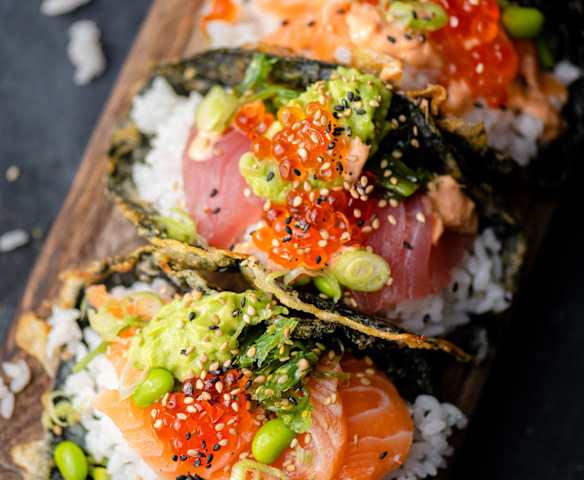 Tacos de sushi Tacos de sushi