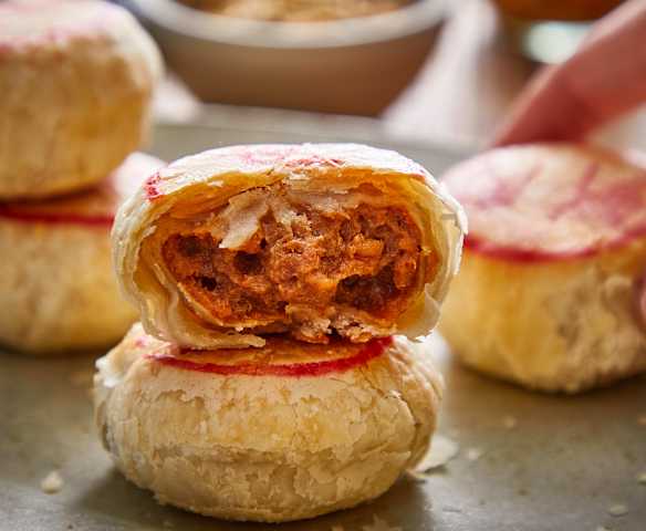 苏式蟹黄鲜肉月饼