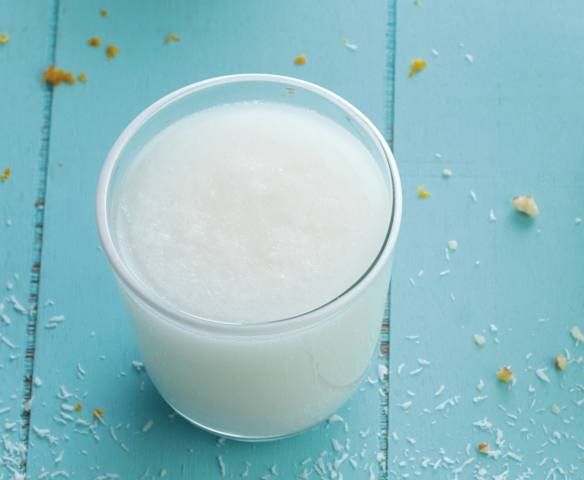Bebida de arroz com aroma de coco
