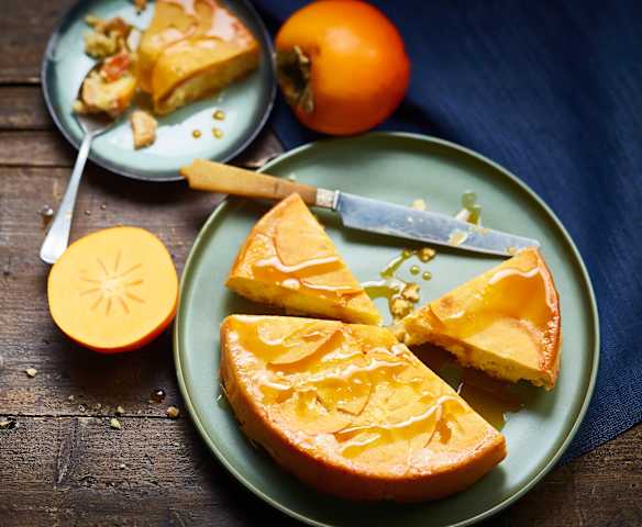 Gâteau aux kakis