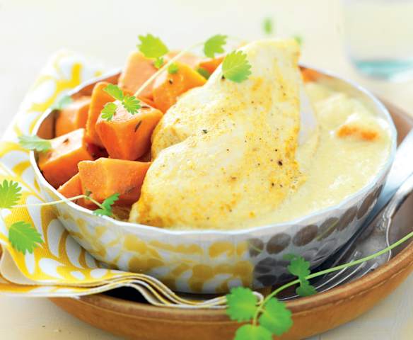 Poulet au lait de coco et épices