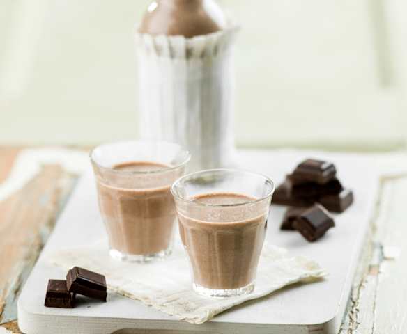 Yaourt à boire au chocolat