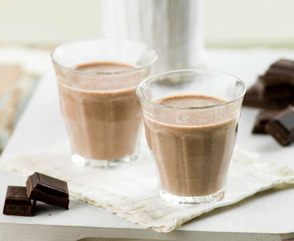 Iogurte líquido de chocolate