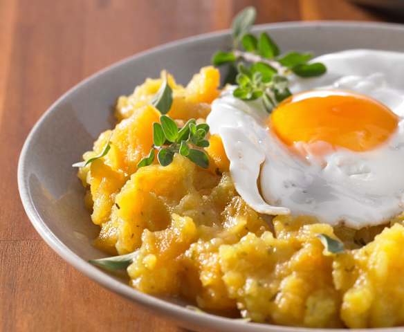 Steckrüben mit Kartoffeln