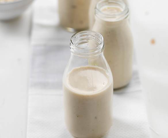 Iogurte líquido de ameixa e aveia