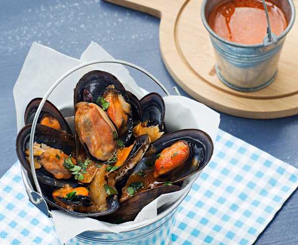 Mejillones al vino