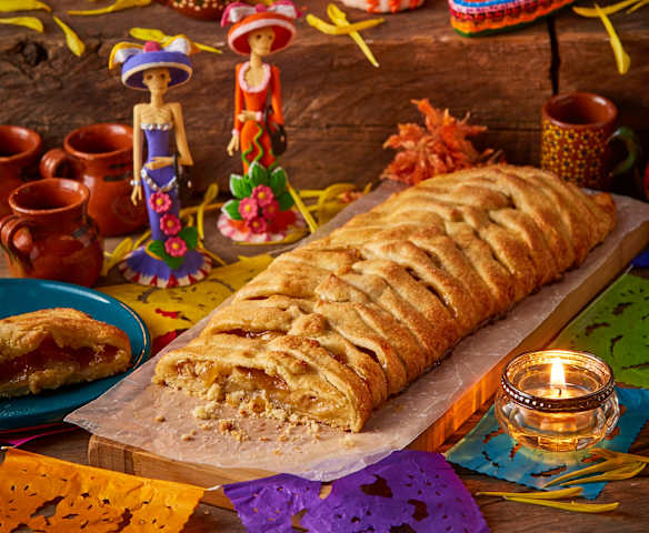 Trenza de membrillo y queso