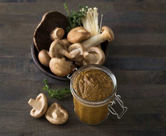Mushroom stock paste