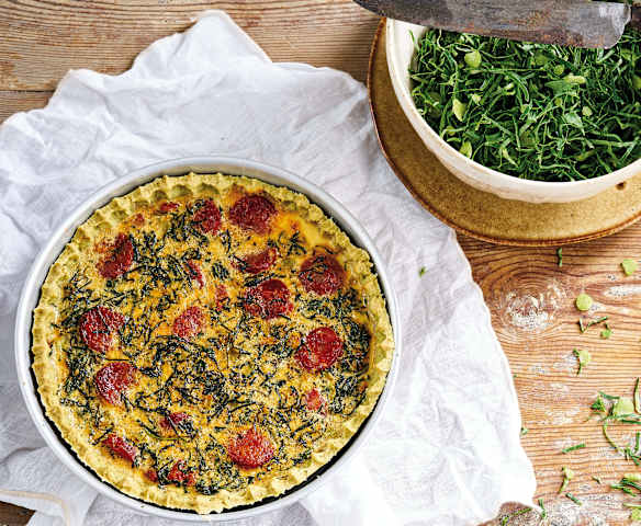Quiche de caldo-verde