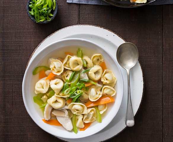 Tortellini soup