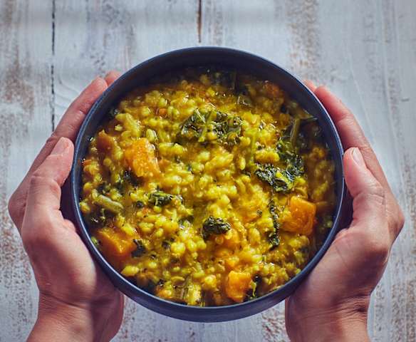 Zuppa al profumo di curcuma