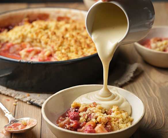 Crumble Apel dan Rasberi Crumble Apel dan Rasberi