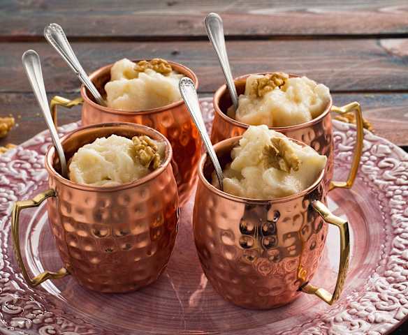 Sorbetto ananas e noci